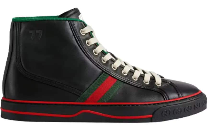 Giày Gucci Men's Tennis 1977 High Top Sneaker 644734-17L20-1074 Giày Gucci Men's Tennis 1977 High Top Sneaker 644734-17L20-1074