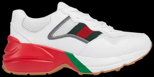 Giày Gucci Wmns Rhyton 'White Red Green Reflective' 645771-2H060-9088 Giày Gucci Wmns Rhyton 'White Red Green Reflective' 645771-2H060-9088