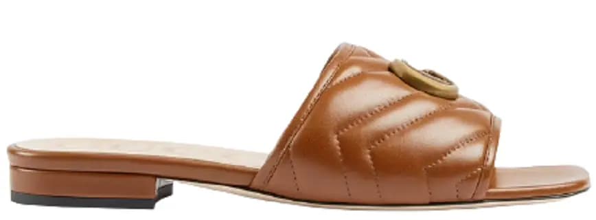 Dép Gucci Women's Slide Sandal with Double G 646169-BKO60-2535 Dép Gucci Women's Slide Sandal with Double G 646169-BKO60-2535