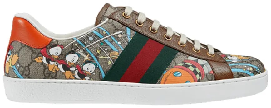 Giày Disney x Gucci Ace 'Huey, Dewey and Louie' 647950 2M110 8960 — kich-thuoc: 42.5 Giày Disney x Gucci Ace 'Huey, Dewey and Louie' 647950 2M110 8960 — kich-thuoc: 42.5