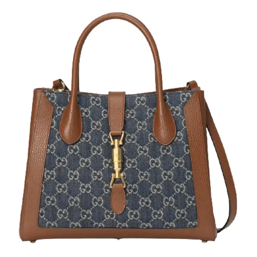 Túi Gucci Jackie 1961 Organic GG 'Dark Blue' 649016-2KQGG-8375 Túi Gucci Jackie 1961 Organic GG 'Dark Blue' 649016-2KQGG-8375