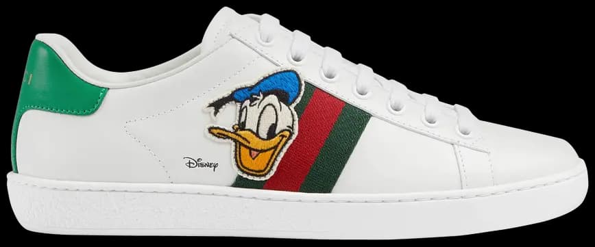 Giày Gucci Ace x Disney Wmns 'Donald Duck Patch' 649401-1XG60-9114 Giày Gucci Ace x Disney Wmns 'Donald Duck Patch' 649401-1XG60-9114
