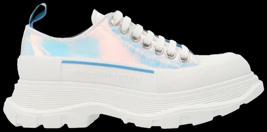 Giày Alexander McQueen Wmns Tread Slick Lace Up 'Iridescent' 650780-W4PC1-9583 Giày Alexander McQueen Wmns Tread Slick Lace Up 'Iridescent' 650780-W4PC1-9583