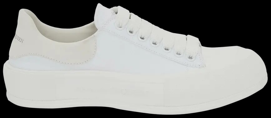 Giày Alexander McQueen Wmns Deck Lace-Up Plimsoll 'White' 654593-W4PQ1-9000 — kich-thuoc: 39 Giày Alexander McQueen Wmns Deck Lace-Up Plimsoll 'White' 654593-W4PQ1-9000 — kich-thuoc: 39