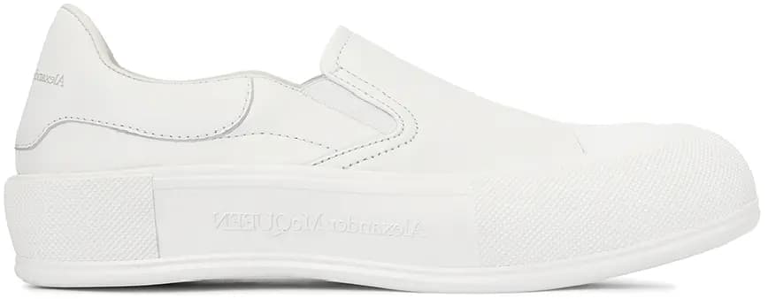 Giày Alexander Mcqueen Deck Skate Plimsol 'White' 654595-WHZT8-9065 Giày Alexander Mcqueen Deck Skate Plimsol 'White' 654595-WHZT8-9065