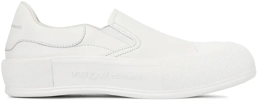 Giày Alexander Mcqueen Deck Skate Plimsol 'White' 654595-WHZT8-9065 — kich-thuoc: 39.5 Giày Alexander Mcqueen Deck Skate Plimsol 'White' 654595-WHZT8-9065 — kich-thuoc: 39.5