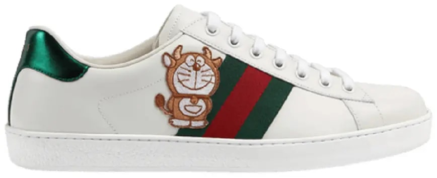 Giày Doraemon x Gucci Ace 'Ivory Devil Patch' 655060-0FIU0-9091 — kich-thuoc: lien-he-order Giày Doraemon x Gucci Ace 'Ivory Devil Patch' 655060-0FIU0-9091 — kich-thuoc: lien-he-order