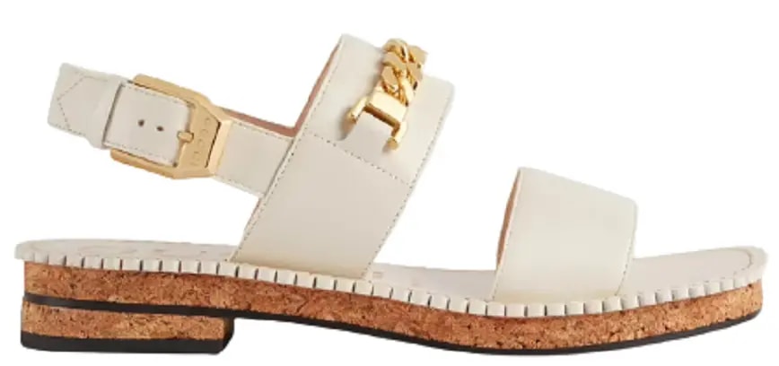 Giày Gucci Women's Sandal with Chain 655557-A3N00-9022 — kich-thuoc: lien-he-order Giày Gucci Women's Sandal with Chain 655557-A3N00-9022 — kich-thuoc: lien-he-order