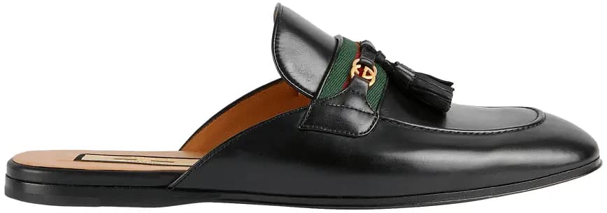 Giày Gucci Web Slippers 'Black' 6555801W6101066 Giày Gucci Web Slippers 'Black' 6555801W6101066