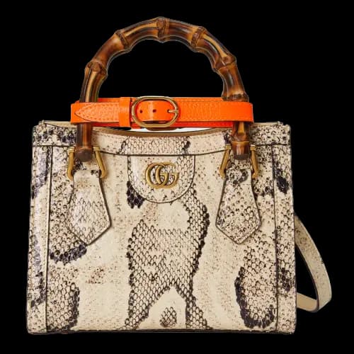 Túi Gucci Diana Mini Python Tote Bag 655661-LU3ZT-9561 Túi Gucci Diana Mini Python Tote Bag 655661-LU3ZT-9561