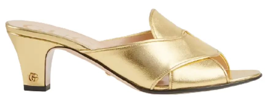 Giày Gucci Women's Slide Sandal with Double G 656382-B8B00-8009 Giày Gucci Women's Slide Sandal with Double G 656382-B8B00-8009