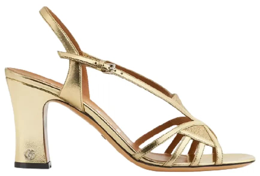 Giày Gucci Women's Sandal with Mini Double G 656385-1XX40-8053 Giày Gucci Women's Sandal with Mini Double G 656385-1XX40-8053