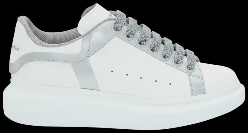 Giày Alexander McQueen Oversized Sneaker 'White Silver' 657559-WIA4H-9071 Giày Alexander McQueen Oversized Sneaker 'White Silver' 657559-WIA4H-9071