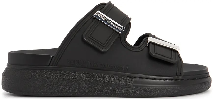 Dép Alexander Mcqueen Oversole Hybrid Slide 'Black' 658063-W4Q51-1081 — kich-thuoc: 36 Dép Alexander Mcqueen Oversole Hybrid Slide 'Black' 658063-W4Q51-1081 — kich-thuoc: 36