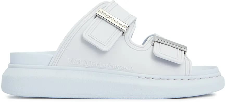 Dép Alexander Mcqueen Oversole Hybrid Slide 'Light Blue' 658063-W4Q51-5305 Dép Alexander Mcqueen Oversole Hybrid Slide 'Light Blue' 658063-W4Q51-5305