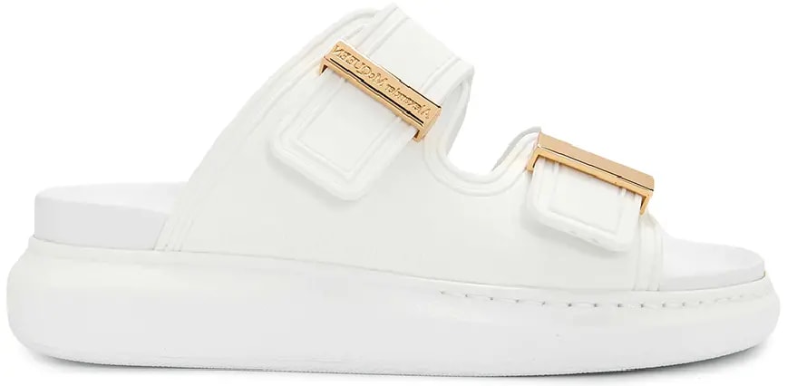 Dép Alexander Mcqueen Oversole Hybrid Slide 'White' 658063-W4Q52-9339 — kich-thuoc: 36.5 Dép Alexander Mcqueen Oversole Hybrid Slide 'White' 658063-W4Q52-9339 — kich-thuoc: 36.5