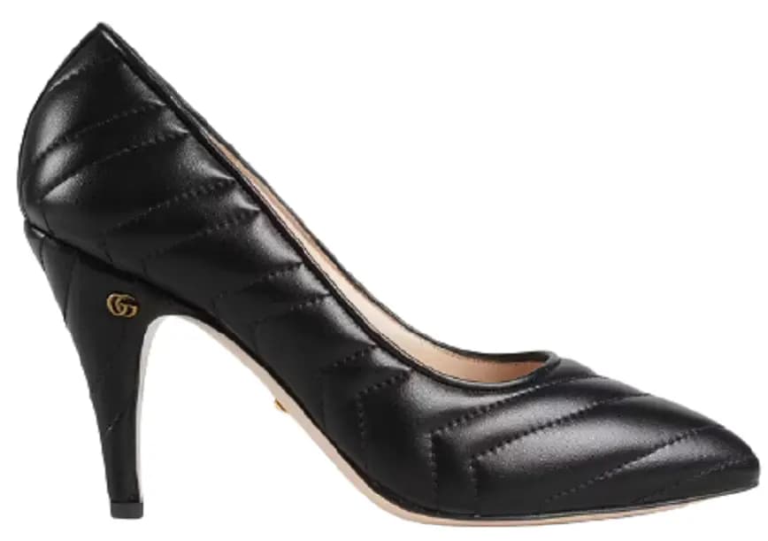 Giày Gucci Womens Matelassé Pump 658374-BKO00-1000 Giày Gucci Womens Matelassé Pump 658374-BKO00-1000
