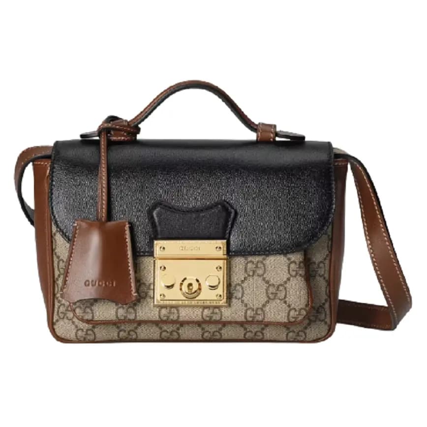 Túi Gucci Padlock Mini GG Supreme Canvas 658487-2ZGAG-9785 Túi Gucci Padlock Mini GG Supreme Canvas 658487-2ZGAG-9785