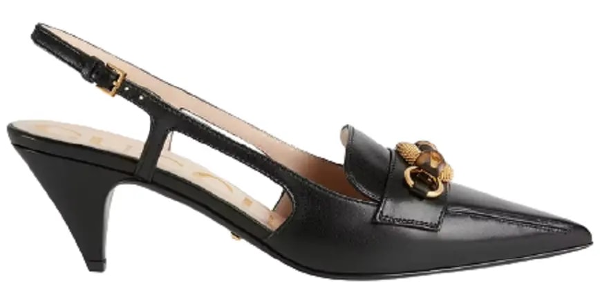 Giày Gucci Women's Pump with Bamboo Horsebit 658818-C9D00-1000 — kich-thuoc: lien-he-order Giày Gucci Women's Pump with Bamboo Horsebit 658818-C9D00-1000 — kich-thuoc: lien-he-order