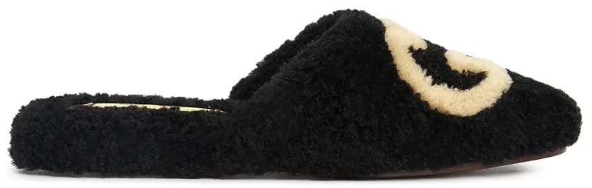 Dép Gucci Interlocking G 'Black' 658897-D0L00-1046 Dép Gucci Interlocking G 'Black' 658897-D0L00-1046