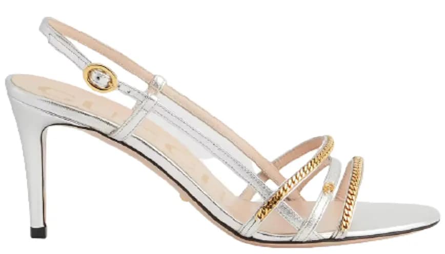 Giày Gucci Women's Sandal with Chains 659196-B8B00-8106 Giày Gucci Women's Sandal with Chains 659196-B8B00-8106