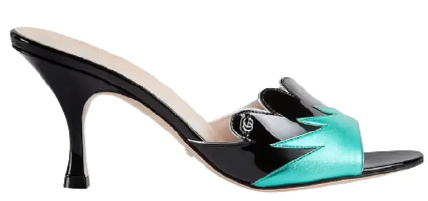 Giày Gucci Women's Scalloped Slide Sandal 659285-1XX70-3671 Giày Gucci Women's Scalloped Slide Sandal 659285-1XX70-3671