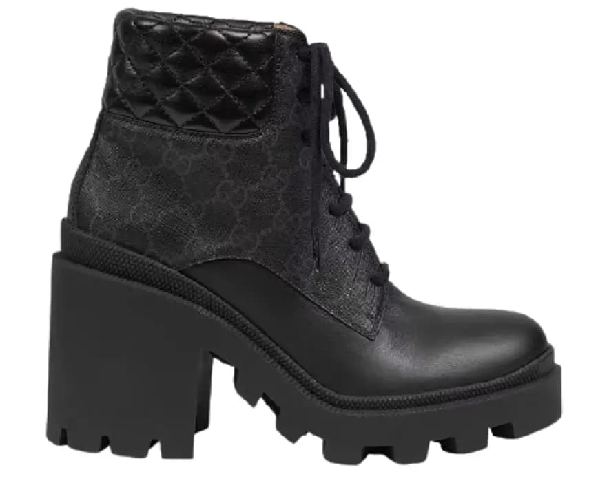 Giày Gucci Women's GG Ankle Boot 659691-UC810-1000 Giày Gucci Women's GG Ankle Boot 659691-UC810-1000