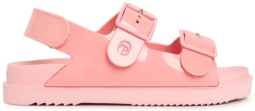 Dép Gucci Mini Double G Sandal 'Pastel Pink Rubber' 660243-J8700-5815 Dép Gucci Mini Double G Sandal 'Pastel Pink Rubber' 660243-J8700-5815