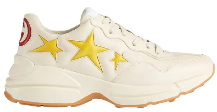 Giày Gucci Men's Rhyton Sneaker with Stars 660939-2SH10-9560 Giày Gucci Men's Rhyton Sneaker with Stars 660939-2SH10-9560
