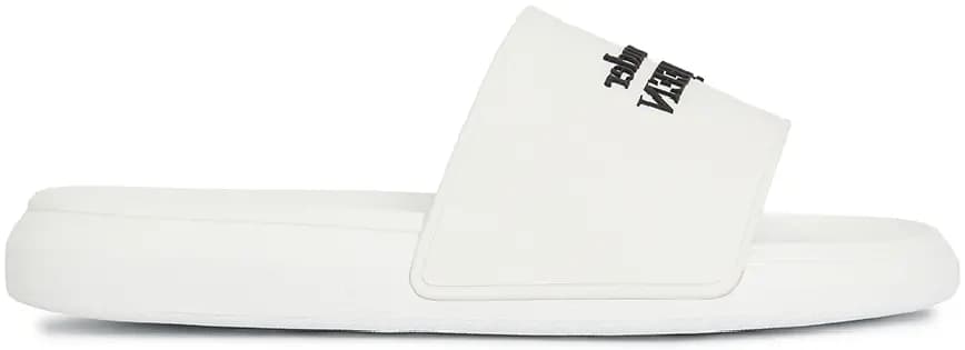 Dép Alexander Mcqueen Logo Full Slide 'White' 663564-W4RF0-9061 Dép Alexander Mcqueen Logo Full Slide 'White' 663564-W4RF0-9061