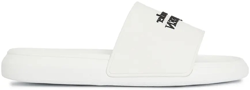 Dép Alexander Mcqueen Logo Full Slide 'White' 663564-W4RF0-9061 — kich-thuoc: 40.5 Dép Alexander Mcqueen Logo Full Slide 'White' 663564-W4RF0-9061 — kich-thuoc: 40.5