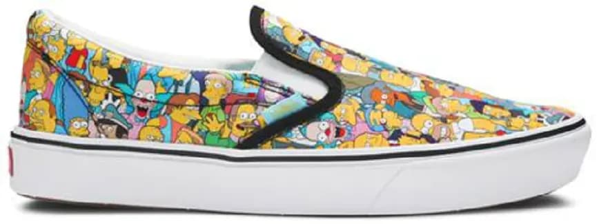 Giày Vans The Simpsons x ComfyCush Slip-On 'Springfield' VN0A3WMD1TJ Giày Vans The Simpsons x ComfyCush Slip-On 'Springfield' VN0A3WMD1TJ