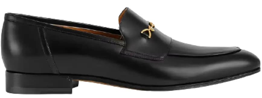Giày Gucci Men's Loafer with Horsebit 669816-1W600-1000 Giày Gucci Men's Loafer with Horsebit 669816-1W600-1000