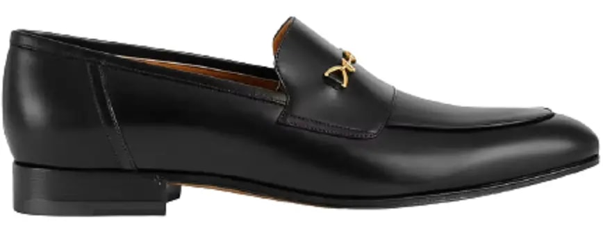Giày Gucci Men's Loafer with Horsebit 669816-1W600-1000 — kich-thuoc: 40.5 Giày Gucci Men's Loafer with Horsebit 669816-1W600-1000 — kich-thuoc: 40.5