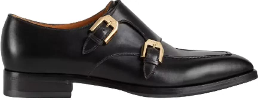 Giày Gucci Men's Monk Strap Loafer 669817-06F00-1000 Giày Gucci Men's Monk Strap Loafer 669817-06F00-1000