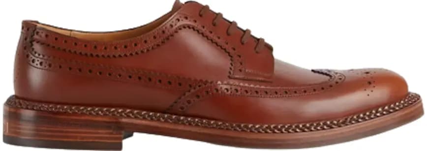 Giày Gucci Nam Brogue Details 'Dark Bordeaux' 6698300GQ006004 Giày Gucci Nam Brogue Details 'Dark Bordeaux' 6698300GQ006004