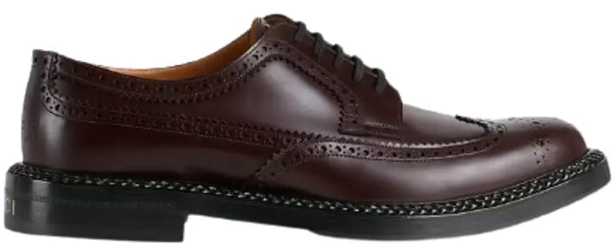 Giày Gucci Men's Lace-up Shoe with Brogue Details 669830-0GQ00-6004 Giày Gucci Men's Lace-up Shoe with Brogue Details 669830-0GQ00-6004