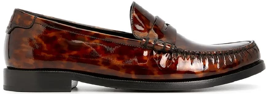 Giày Saint Laurent Monogram Penny Tortoiseshell 'Brown' 670231-AAARV-2094 Giày Saint Laurent Monogram Penny Tortoiseshell 'Brown' 670231-AAARV-2094