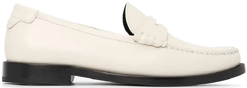 Giày Saint Laurent Monogram Penny 'White' 670232-18RTT-1906 Giày Saint Laurent Monogram Penny 'White' 670232-18RTT-1906
