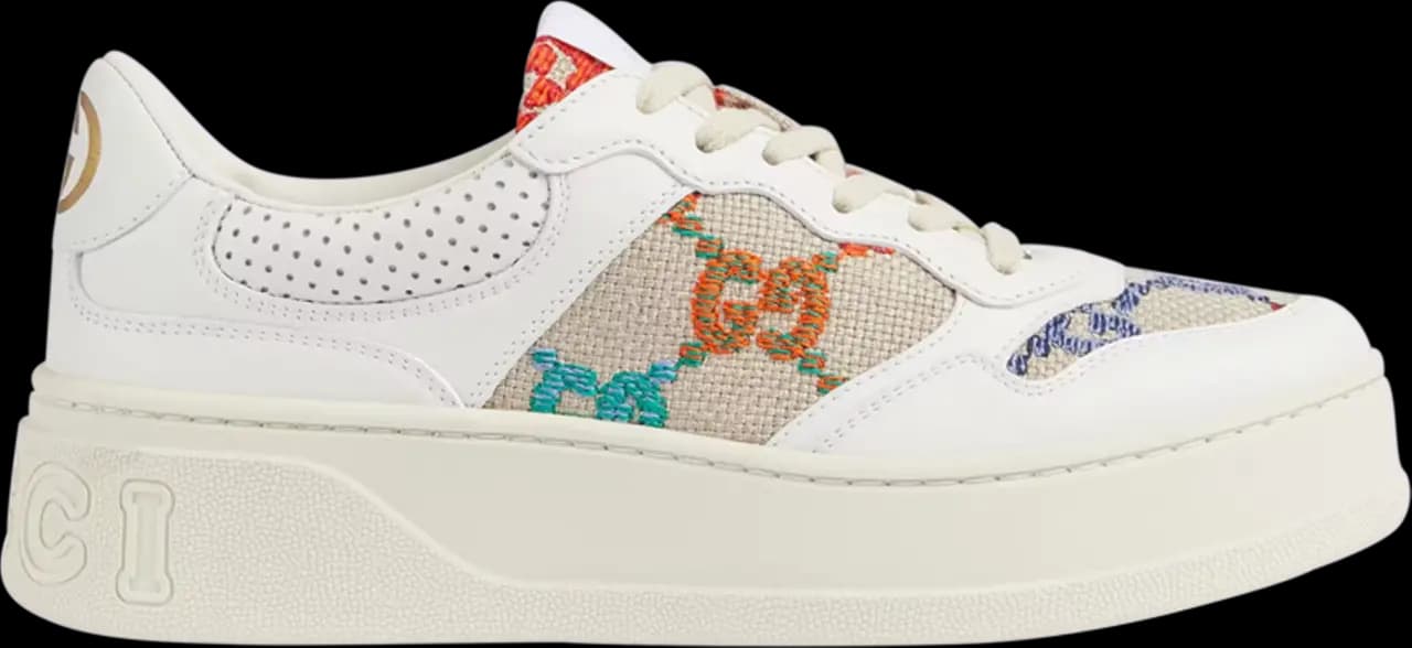 Giày Gucci GG Sneaker 'Multicolor Embroidered' 670408-AABBW-9068 Giày Gucci GG Sneaker 'Multicolor Embroidered' 670408-AABBW-9068