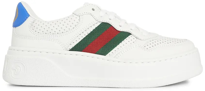 Giày Gucci With Web ‘White And Blue’ 670415-UPG10-9060 — kich-thuoc: 37.5 Giày Gucci With Web ‘White And Blue’ 670415-UPG10-9060 — kich-thuoc: 37.5