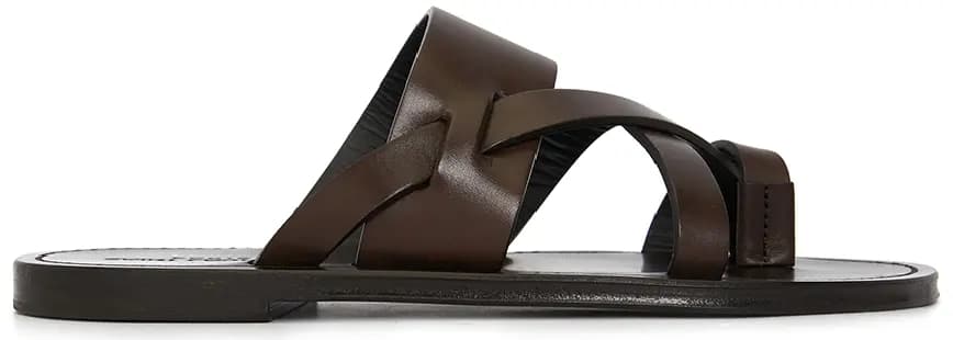 Dép Saint Laurent Culver Flat 'Brown' 671904-DWE00-6023 Dép Saint Laurent Culver Flat 'Brown' 671904-DWE00-6023