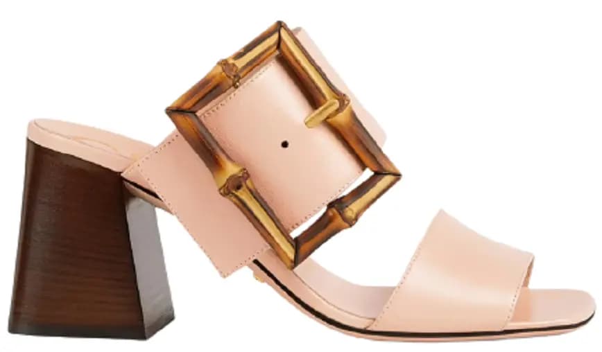 Giày Gucci Women's Sandal with Bamboo Buckle 674821-C9D00-6705 Giày Gucci Women's Sandal with Bamboo Buckle 674821-C9D00-6705