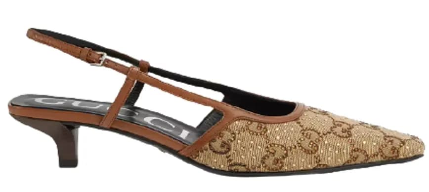 Giày Gucci Gucci Women's GG Slingback Pump 675441-9SF10-2583 Giày Gucci Gucci Women's GG Slingback Pump 675441-9SF10-2583
