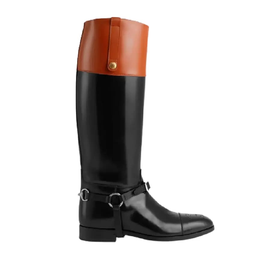 Giày Gucci Knee High Boot With Harness Black 675655-DS8J0-1079 Giày Gucci Knee High Boot With Harness Black 675655-DS8J0-1079