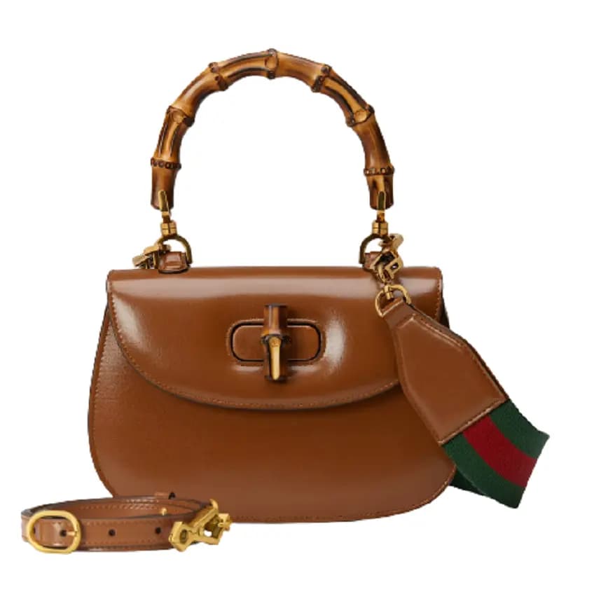 Túi Gucci Small Top Handle Bag With Bamboo 675797-10ODT-2579 Túi Gucci Small Top Handle Bag With Bamboo 675797-10ODT-2579