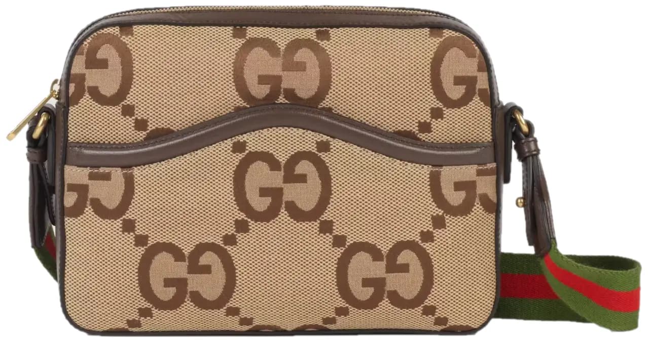 Túi Gucci Jumbo GG Messenger 'Camel Ebony' 675891-UKMDG-2570 Túi Gucci Jumbo GG Messenger 'Camel Ebony' 675891-UKMDG-2570