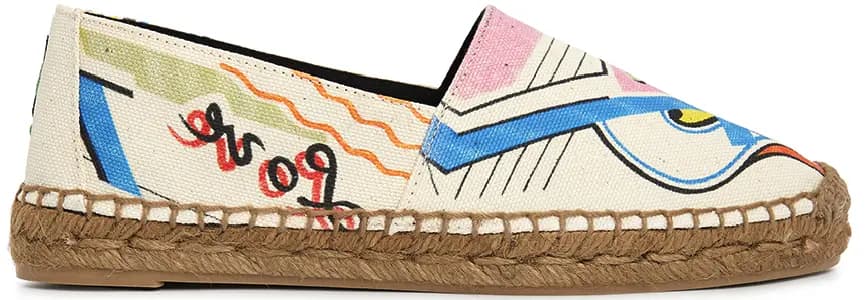 Giày Saint Laurent Love 1980 Espadrilles 'Ivory' 676161-AAAJC-8486 Giày Saint Laurent Love 1980 Espadrilles 'Ivory' 676161-AAAJC-8486