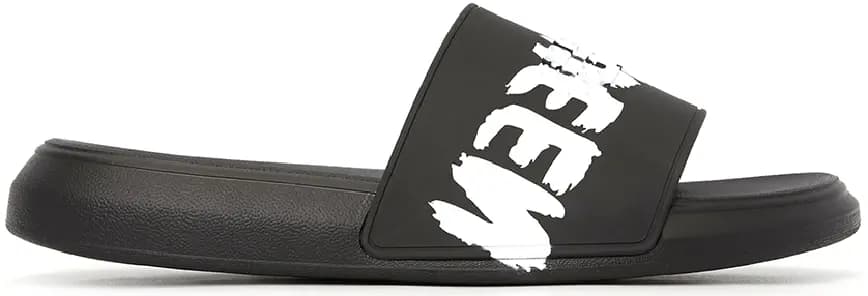 Dép Alexander Mcqueen Logo Graffiti 'Black' 682490-W4QS3-1070 Dép Alexander Mcqueen Logo Graffiti 'Black' 682490-W4QS3-1070