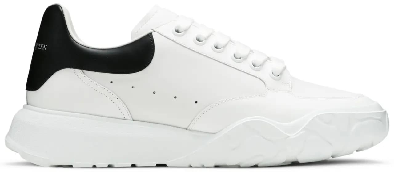 Giày Alexander McQueen Court 'White Black' 633915-WHZ96-9061 Giày Alexander McQueen Court 'White Black' 633915-WHZ96-9061